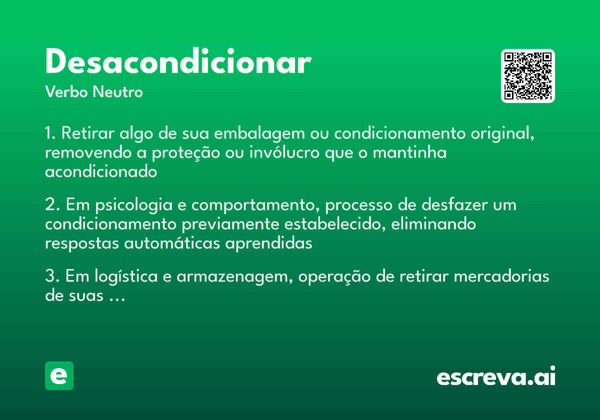 desacondicionar
