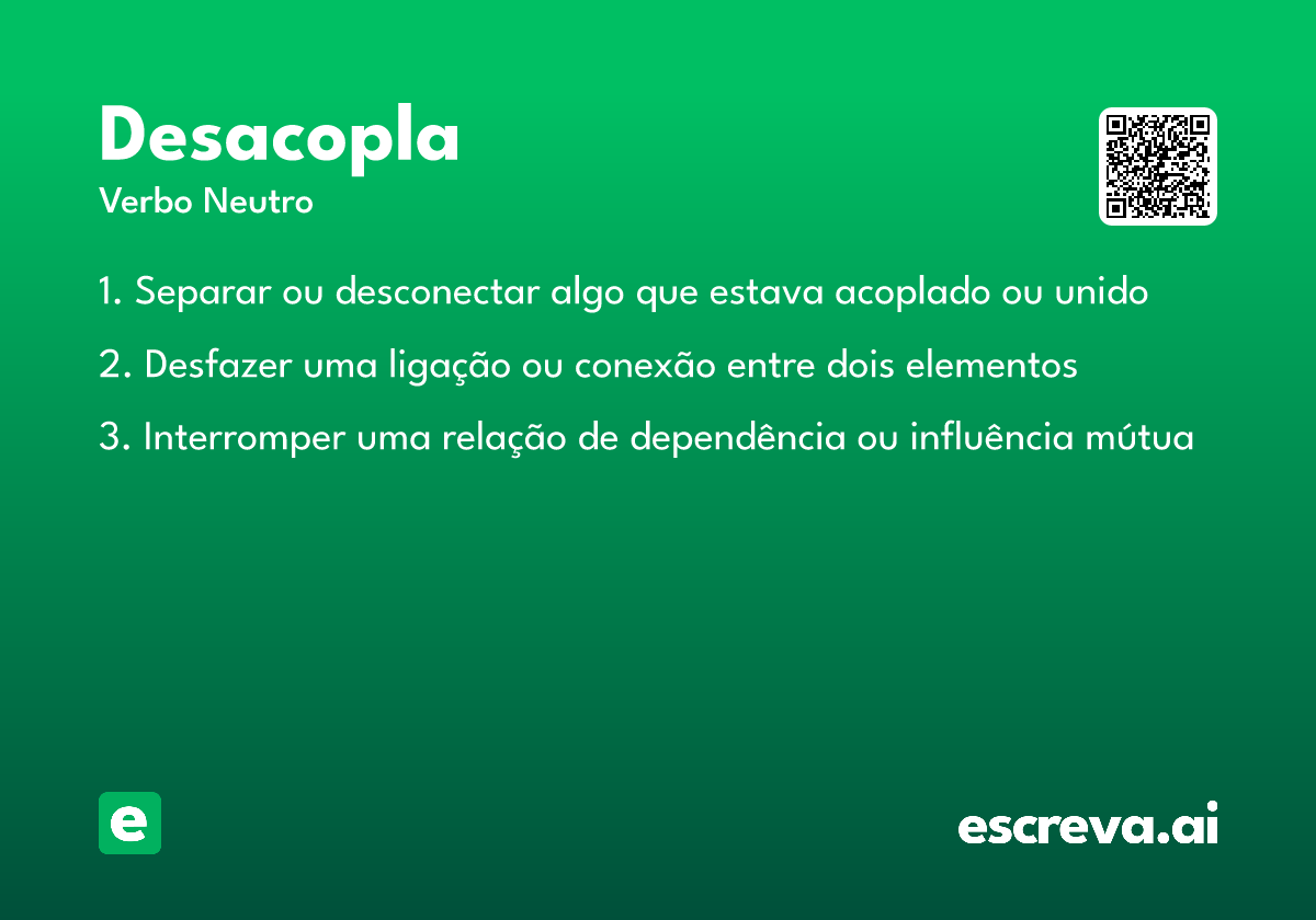 desacopla