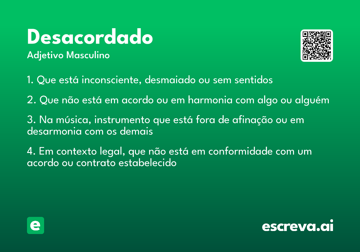 desacordado