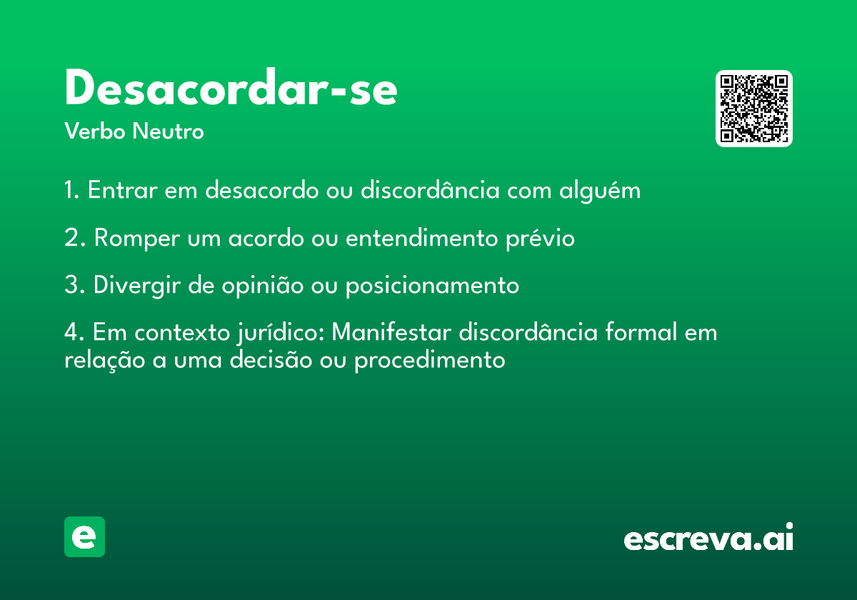 desacordar-se