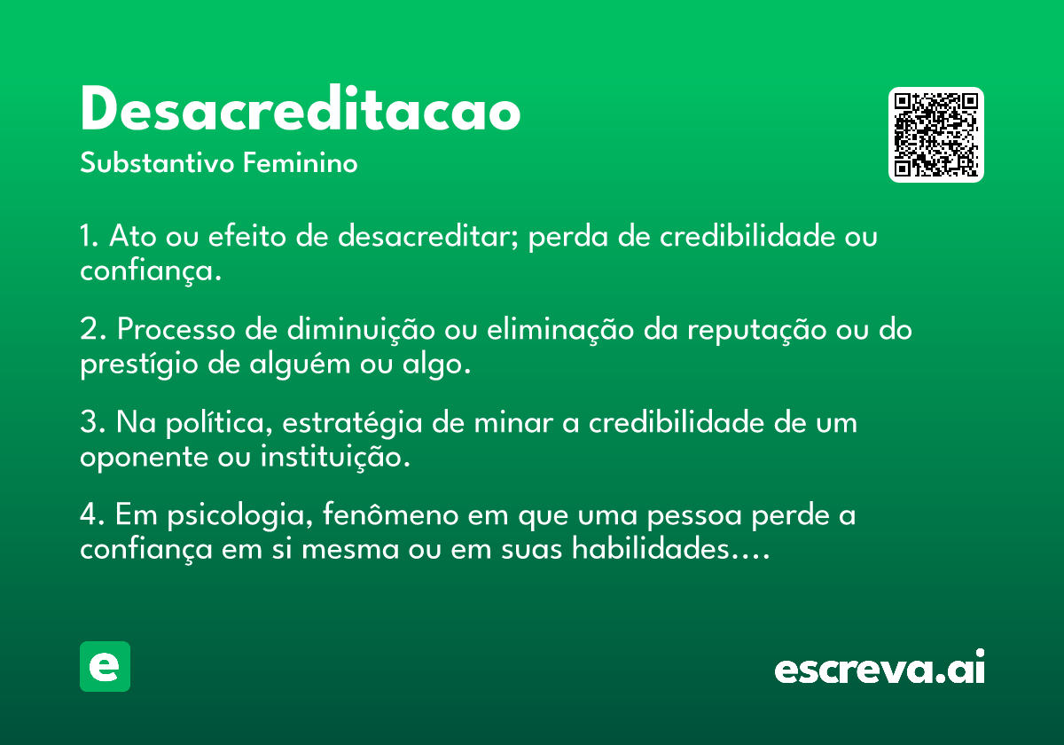 desacreditacao