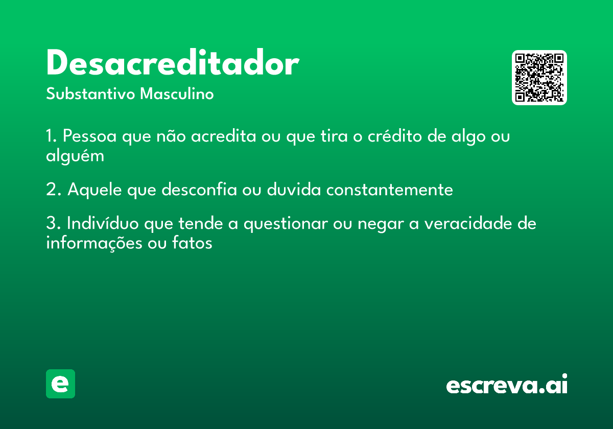 desacreditador