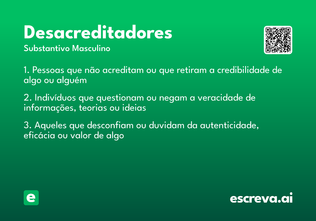 desacreditadores