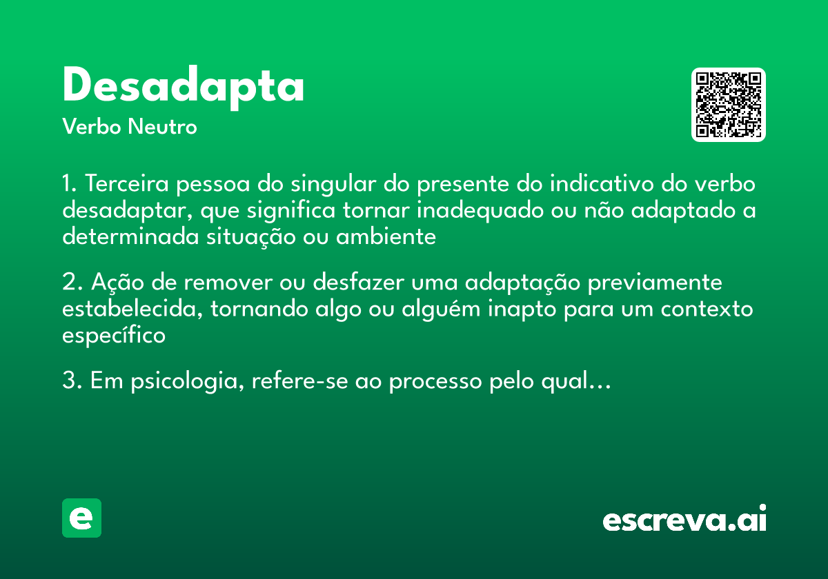 desadapta