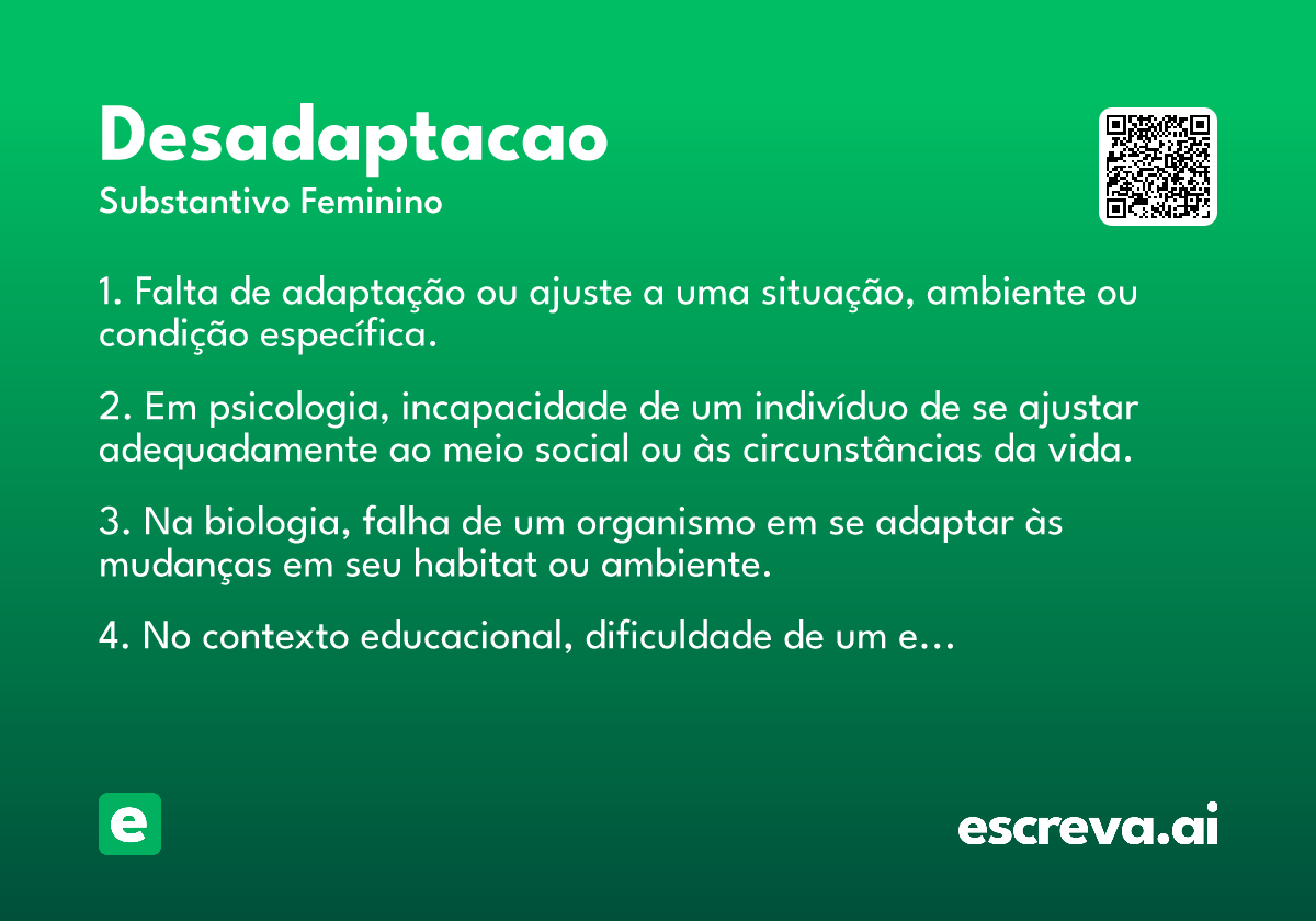 desadaptacao