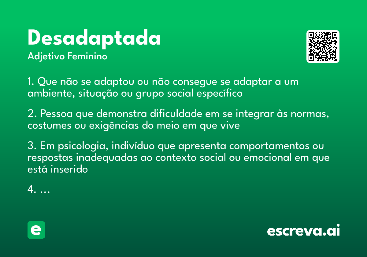 desadaptada