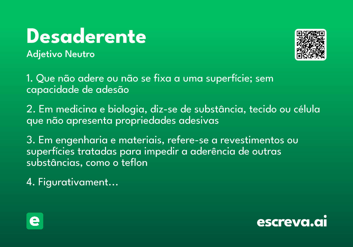 desaderente