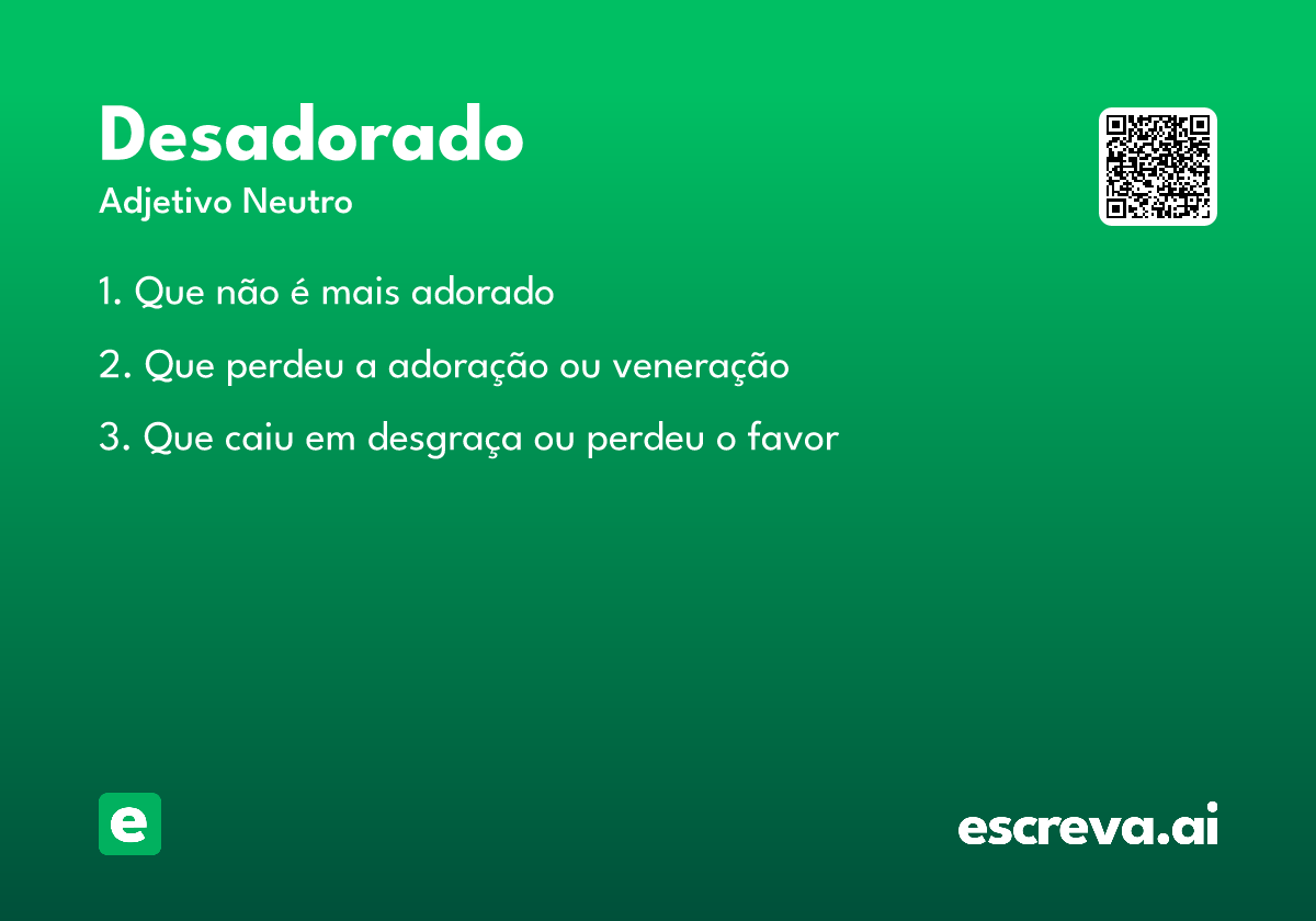 desadorado