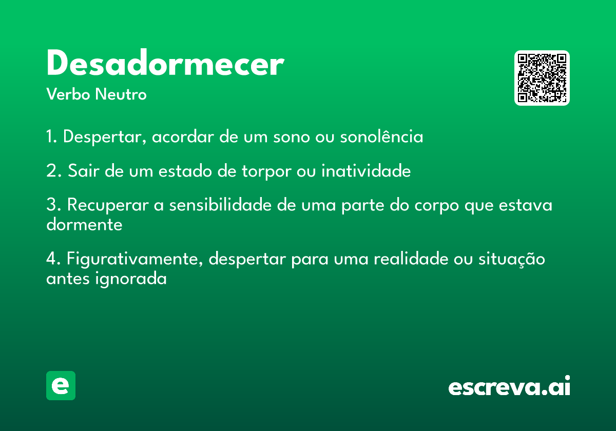 desadormecer