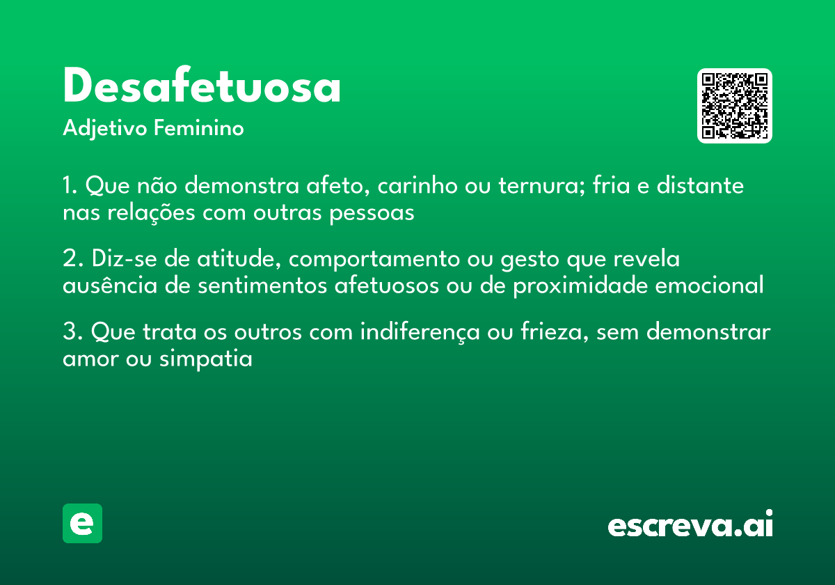 desafetuosa
