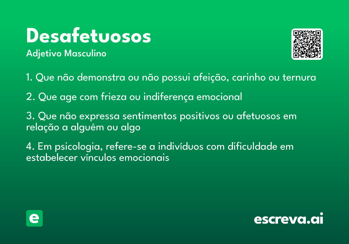 desafetuosos