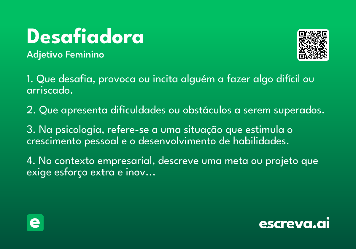desafiadora