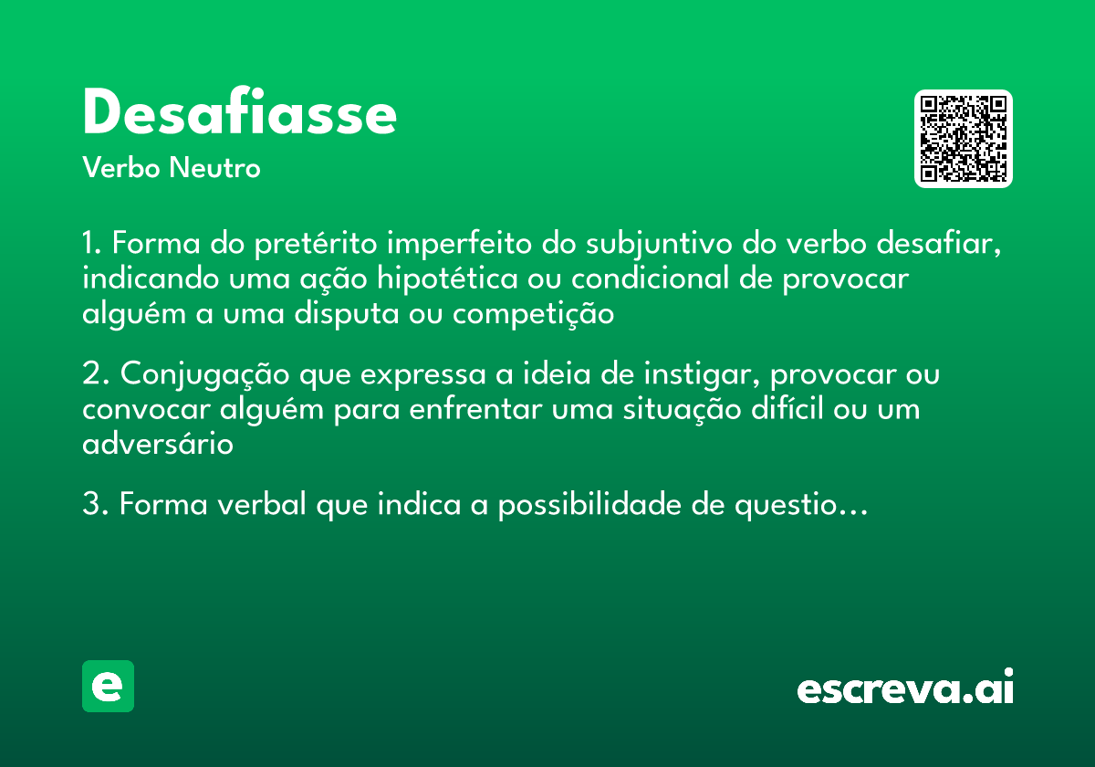 desafiasse