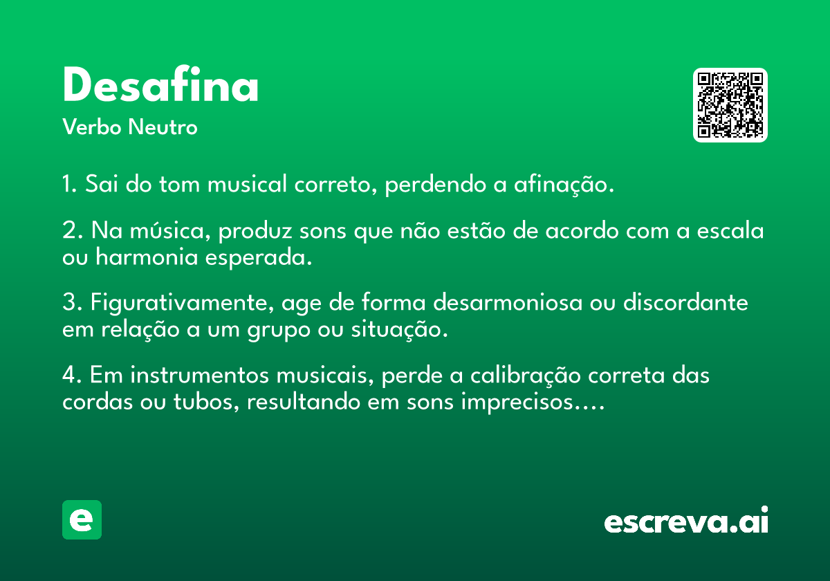 desafina