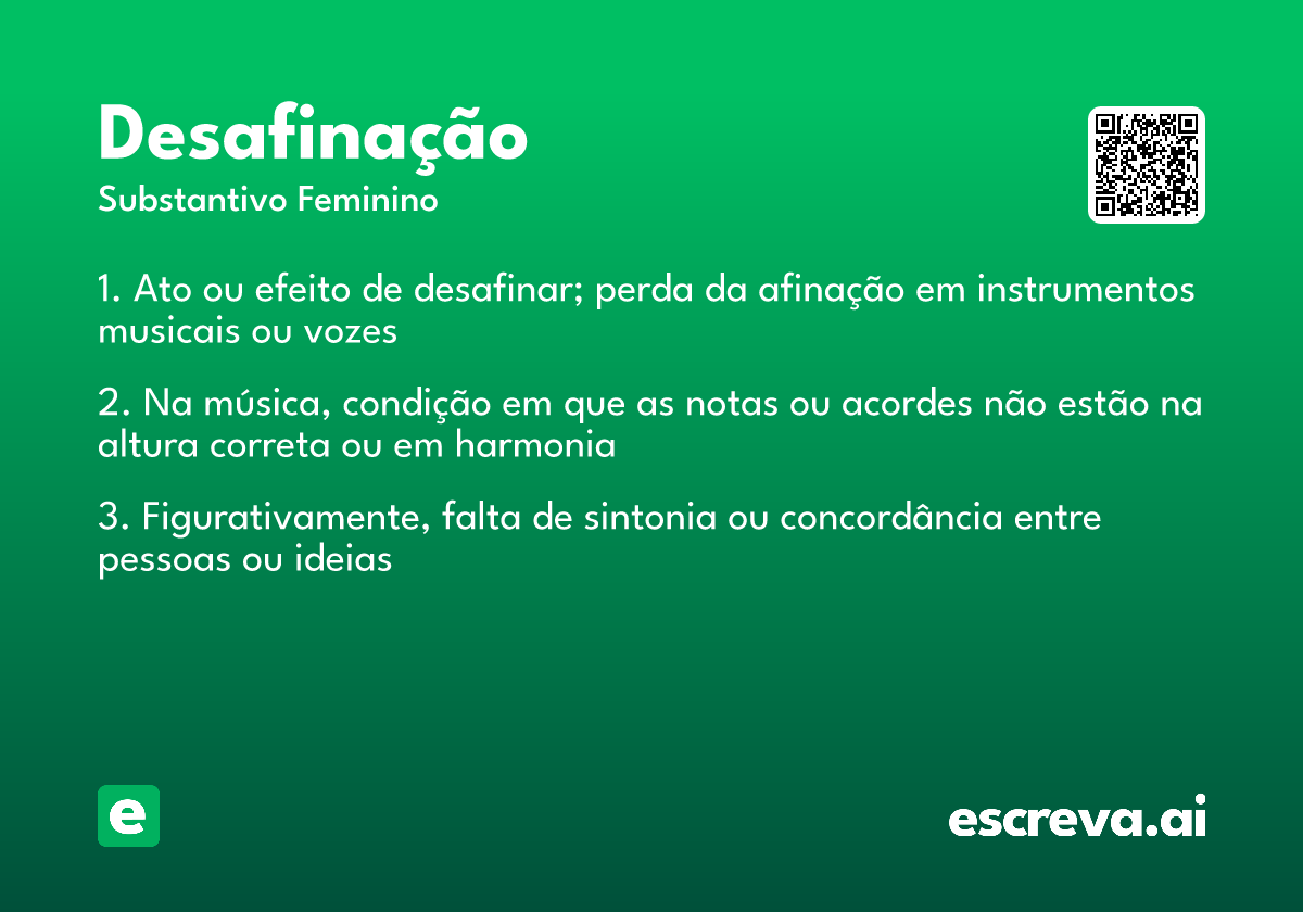 desafinação
