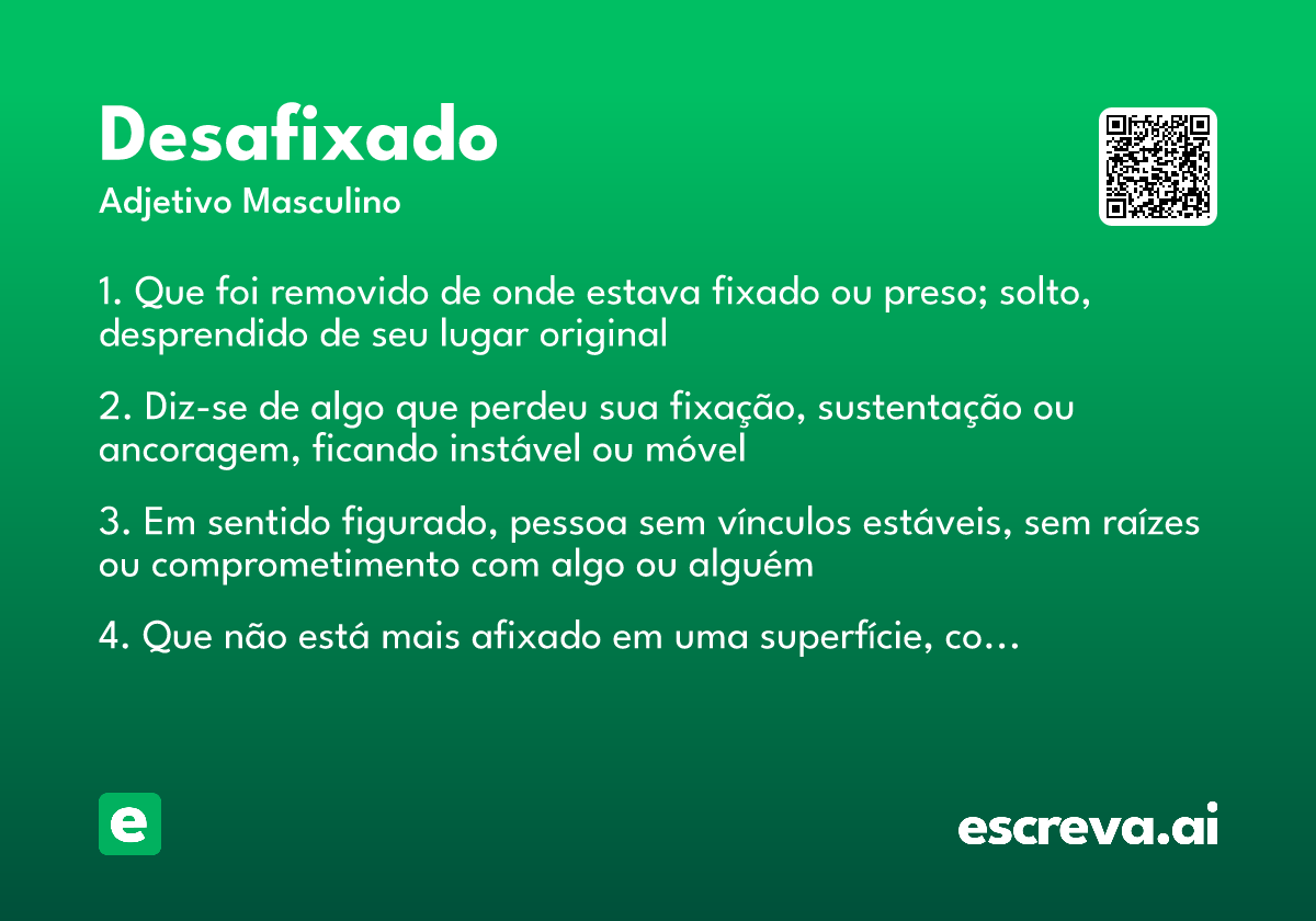 desafixado