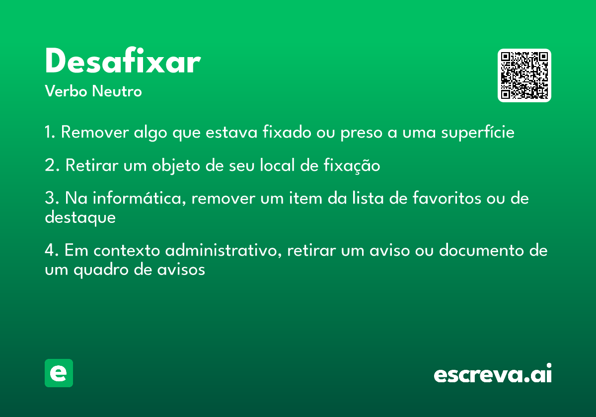 desafixar