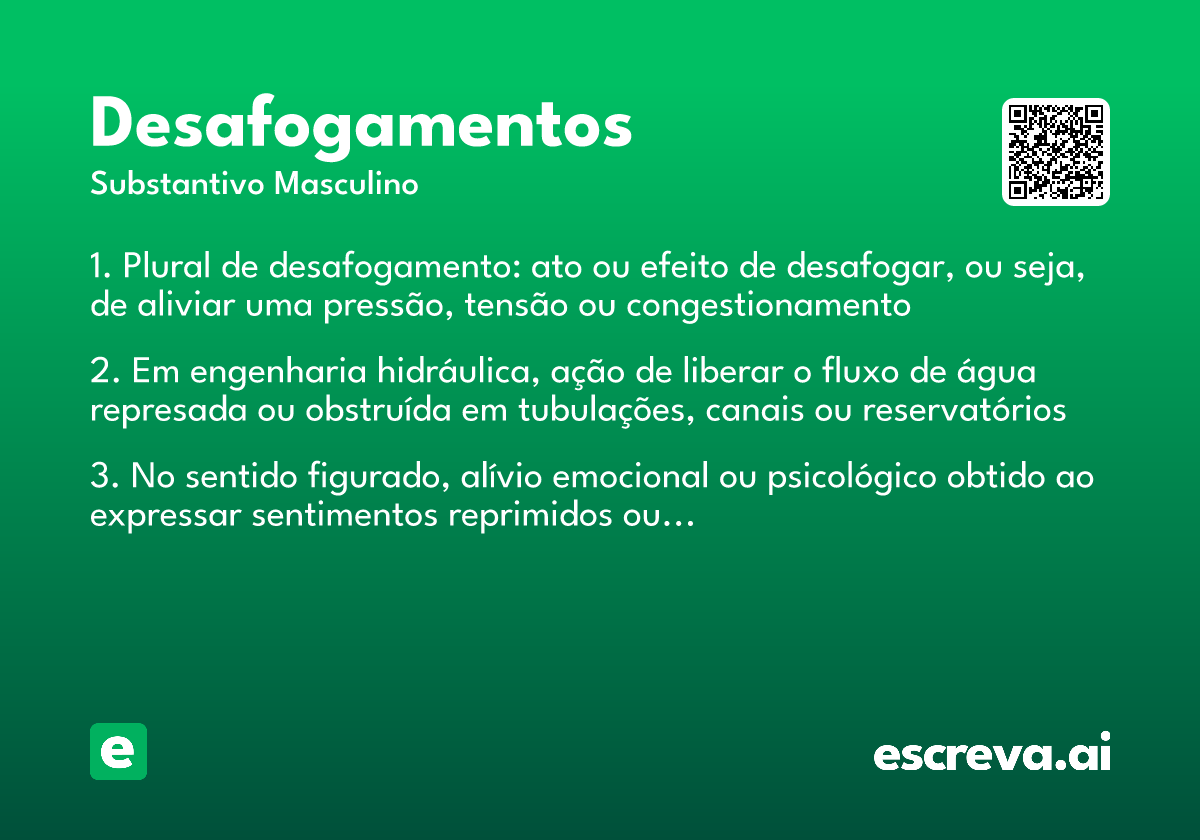 desafogamentos
