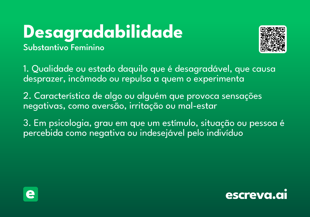 desagradabilidade