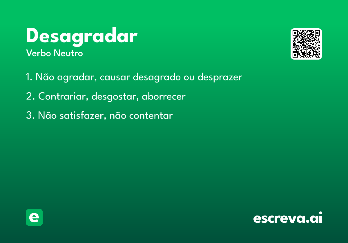 desagradar