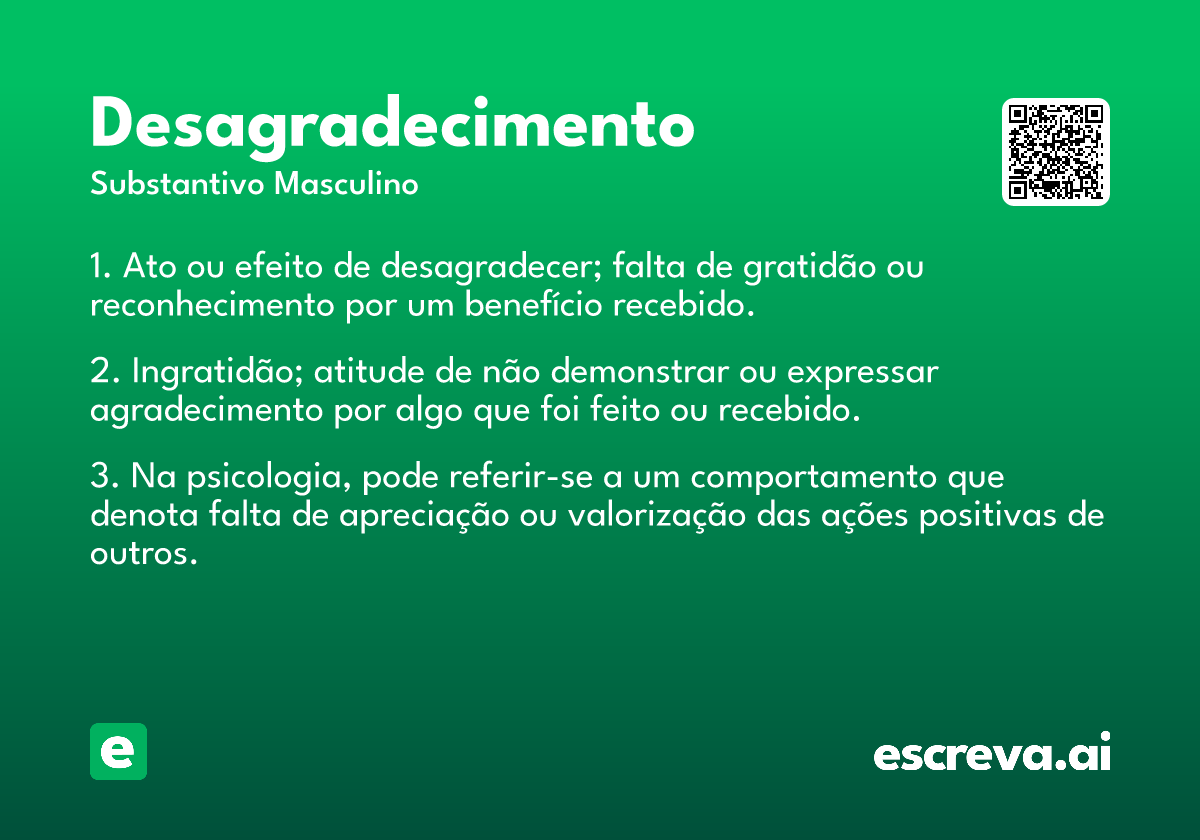 desagradecimento