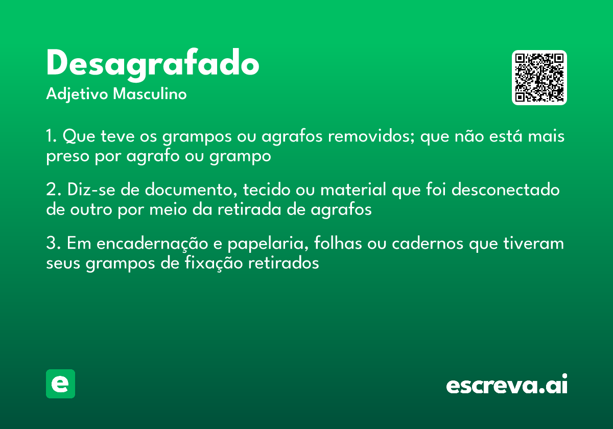desagrafado