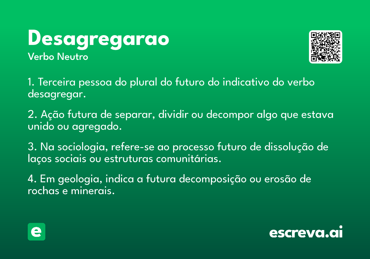 desagregarao