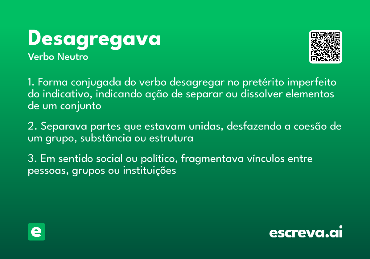 desagregava
