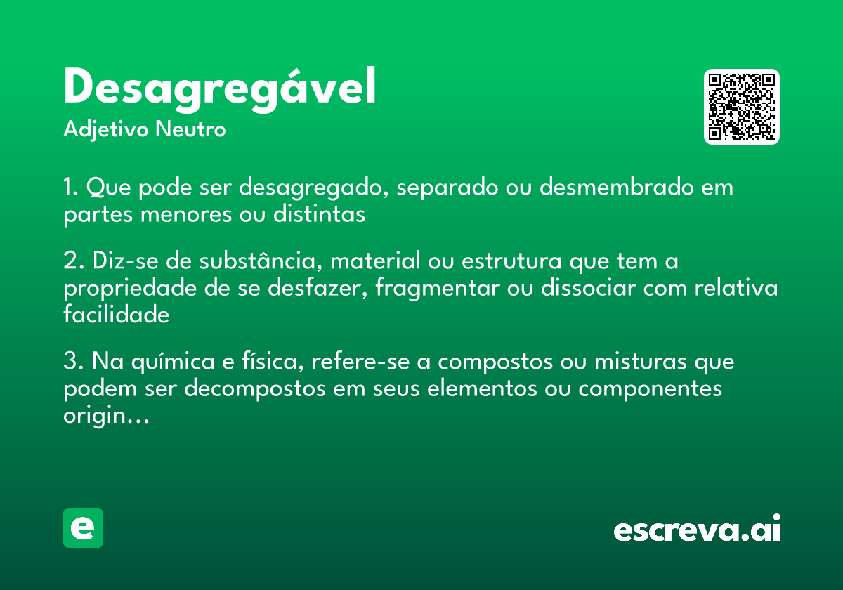 desagregável