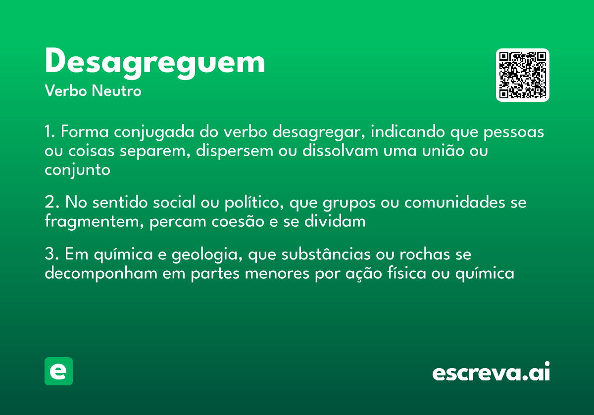 desagreguem