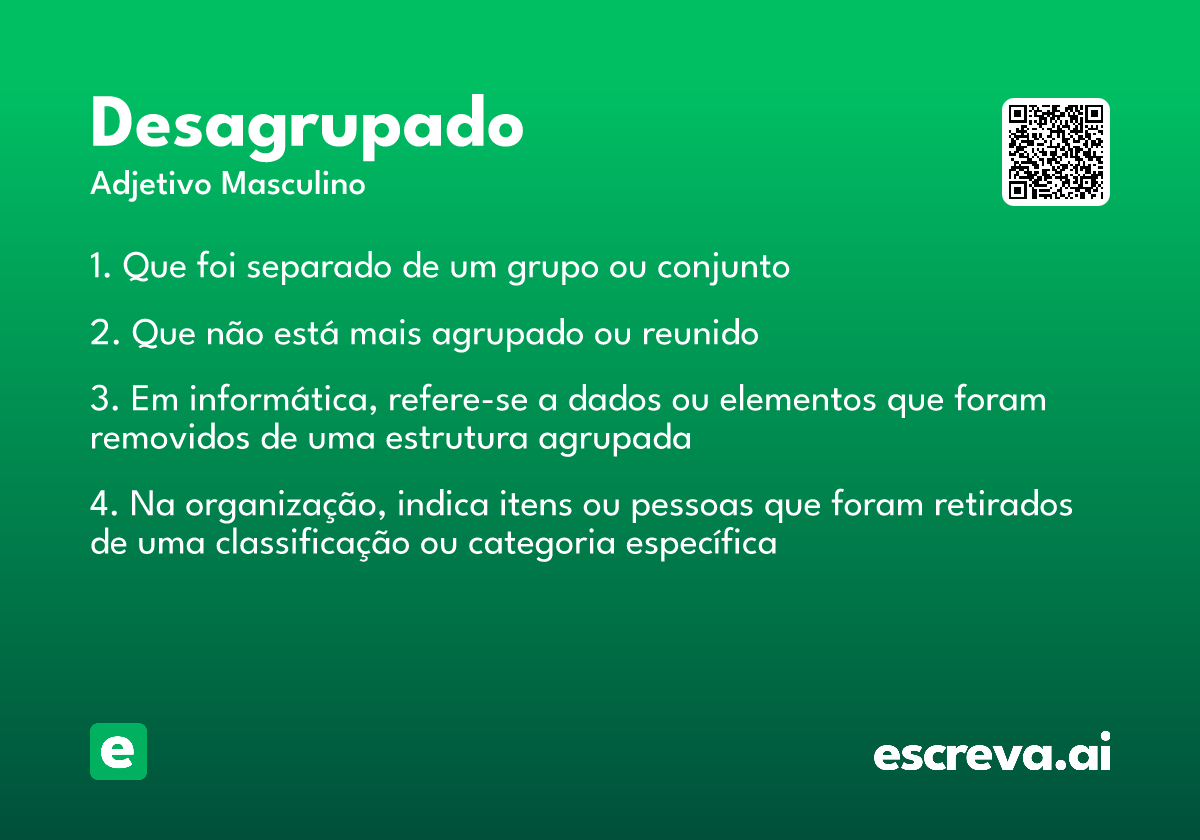 desagrupado