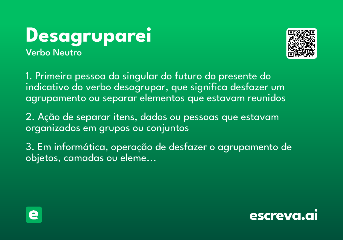 desagruparei