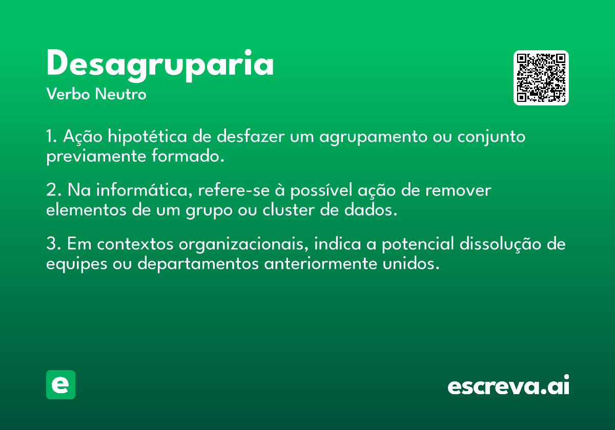 desagruparia