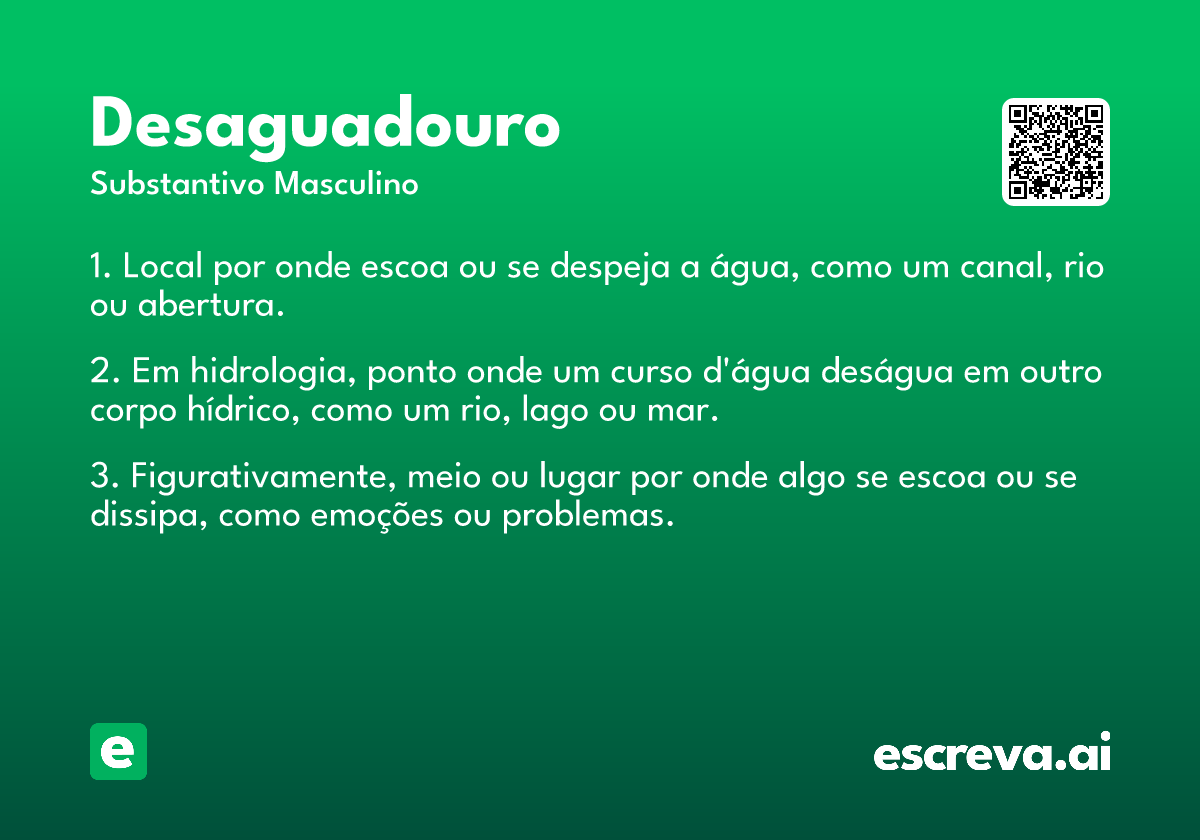 desaguadouro