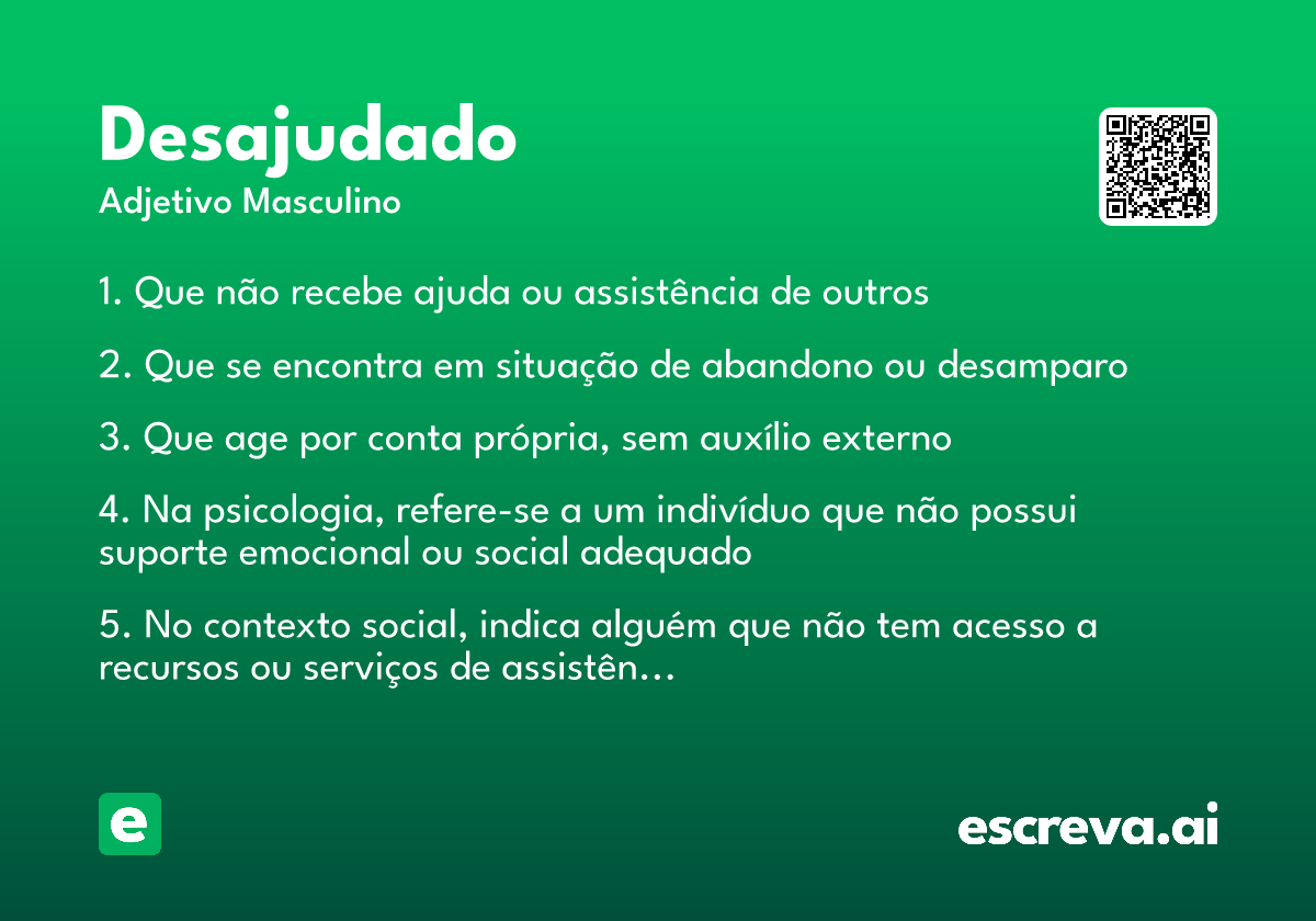 desajudado