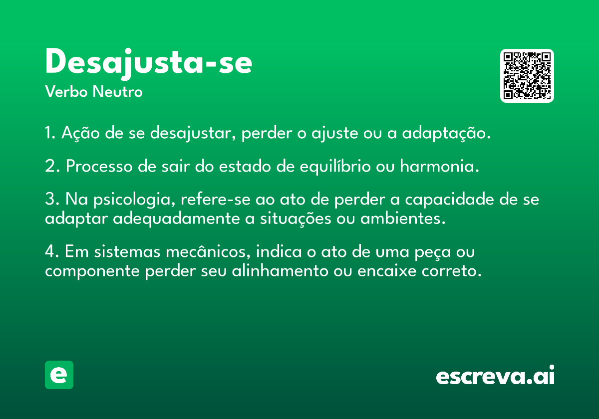 desajusta-se