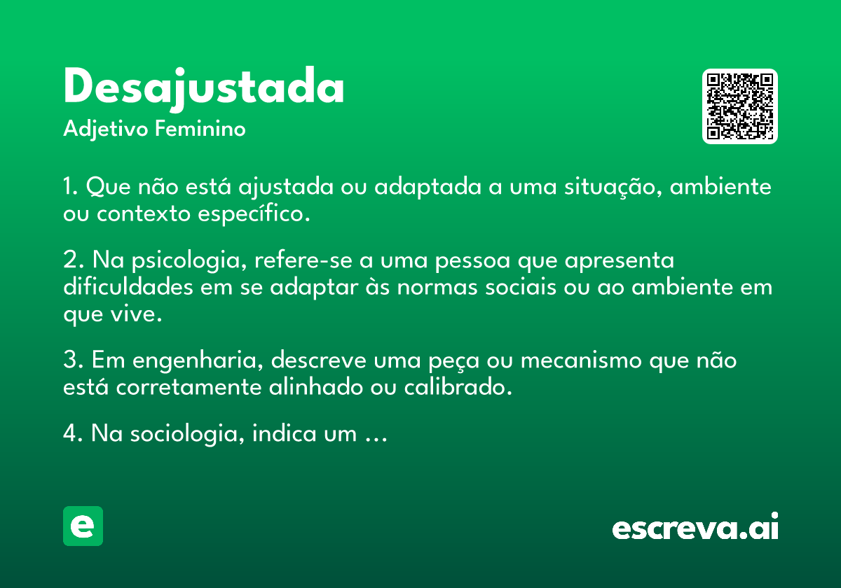 desajustada