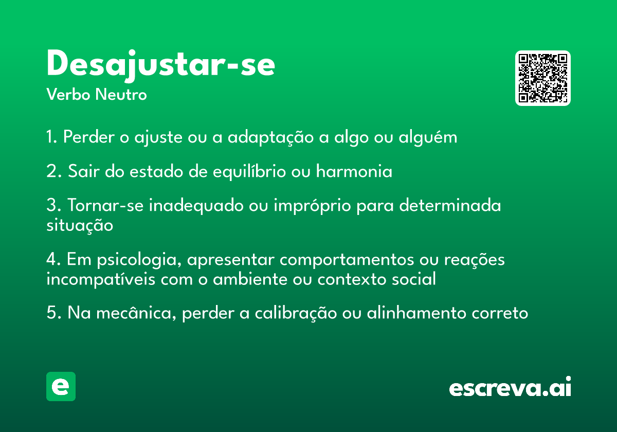 desajustar-se