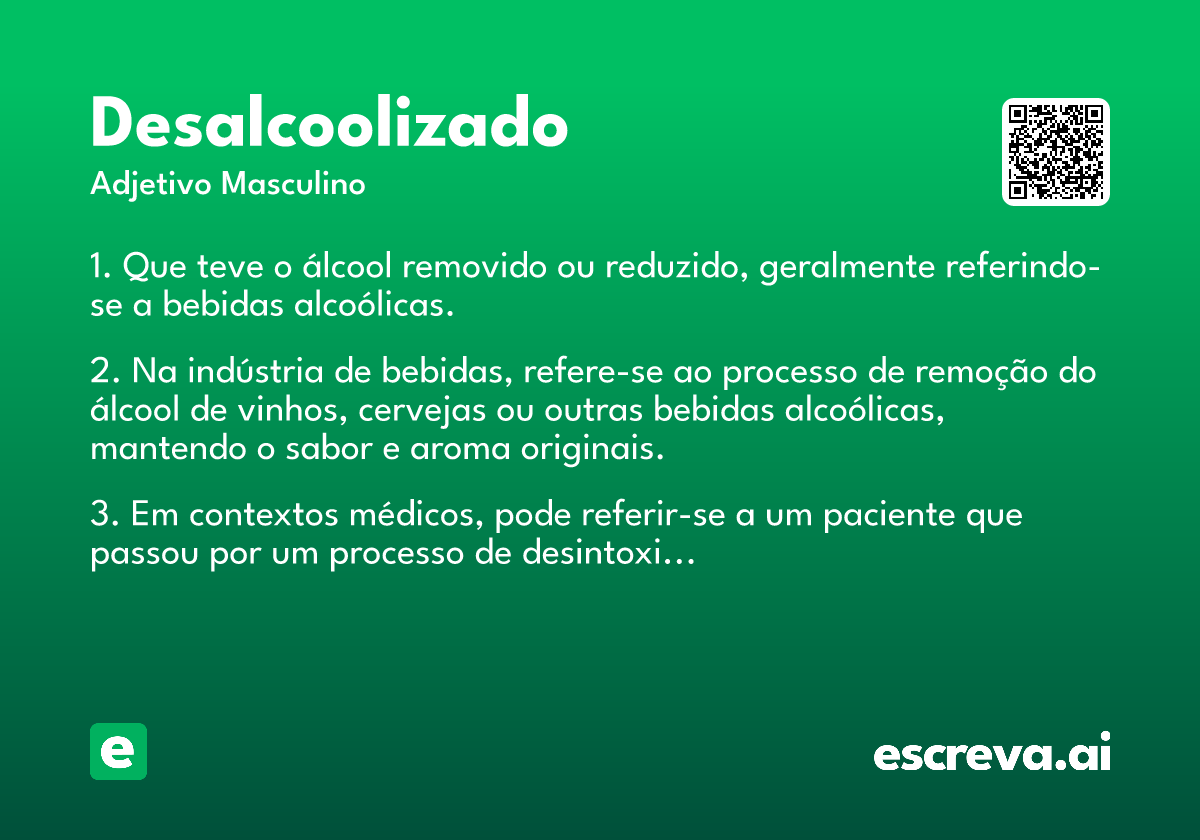 desalcoolizado