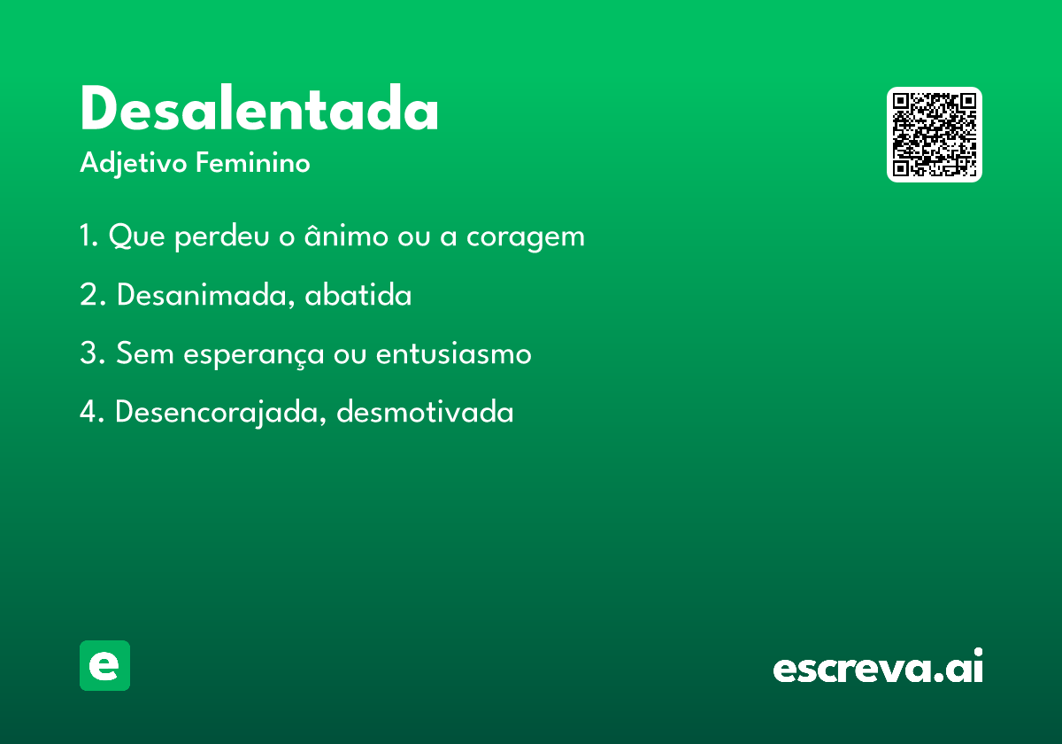 desalentada