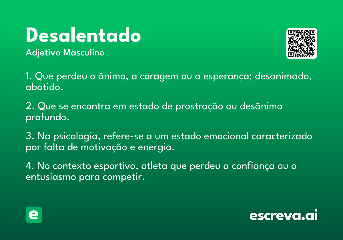desalentado