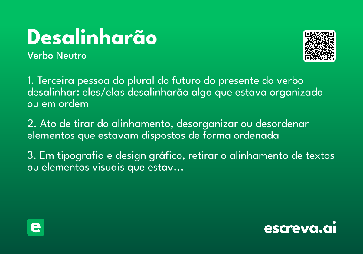 desalinharão