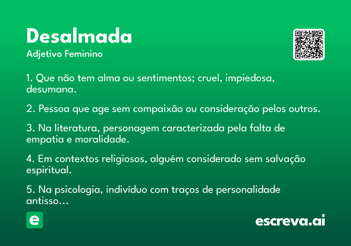 desalmada