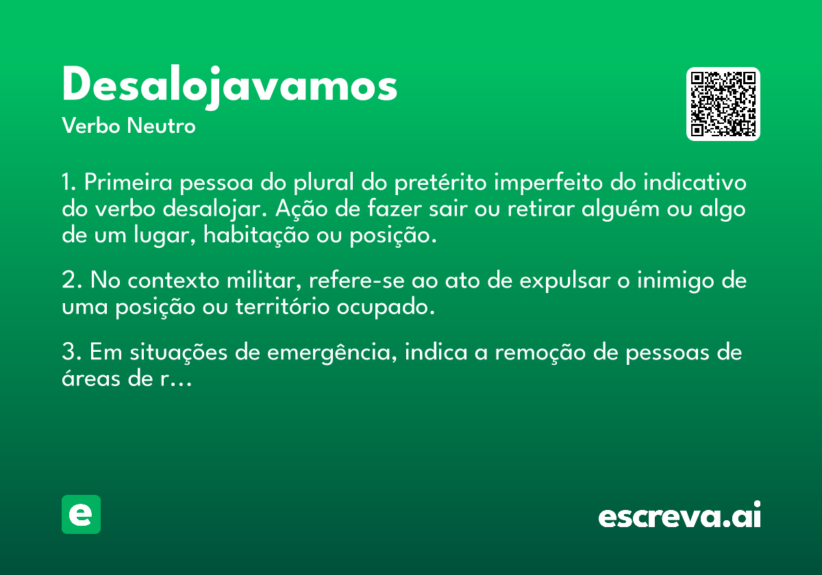 desalojavamos