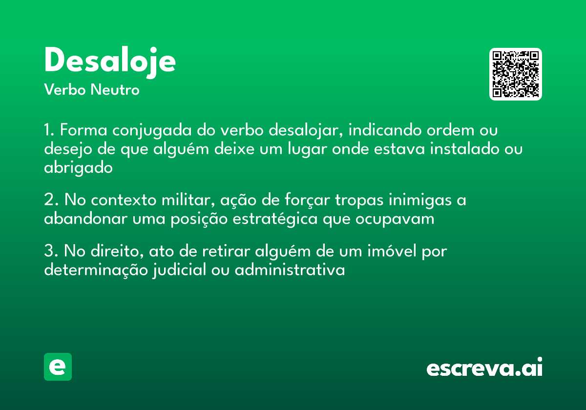 desaloje