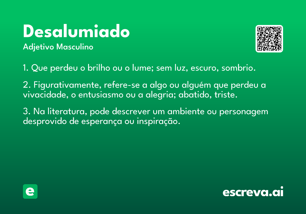 desalumiado