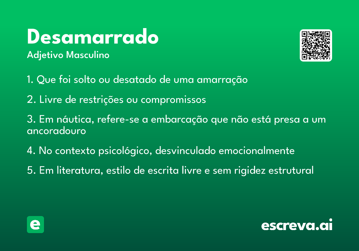 desamarrado