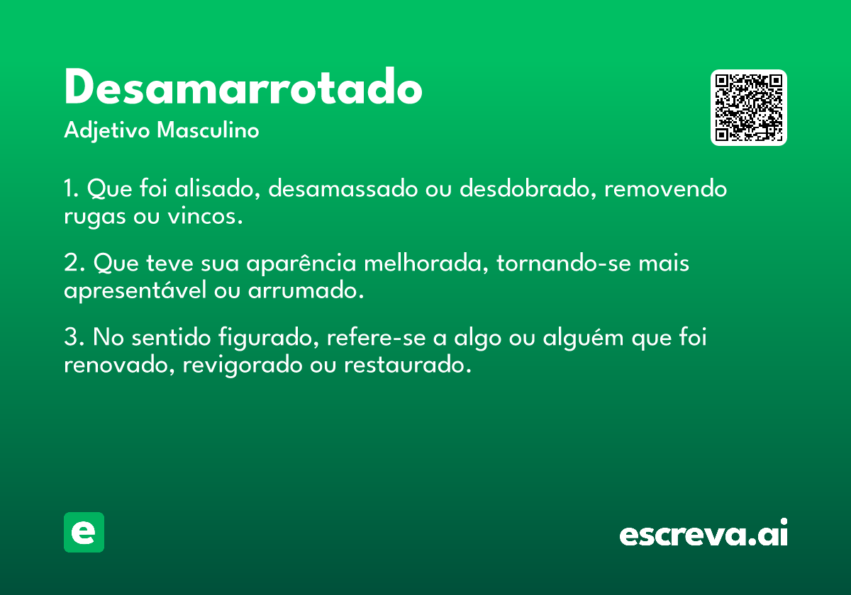 desamarrotado