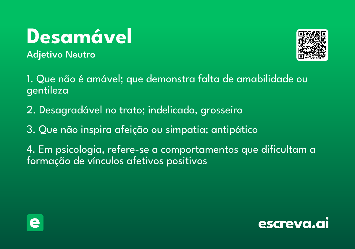 desamável