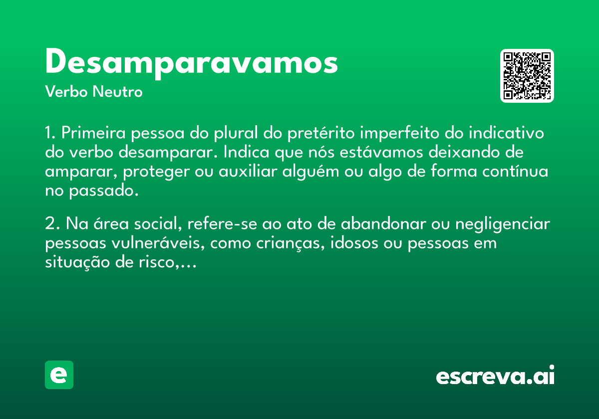 desamparavamos